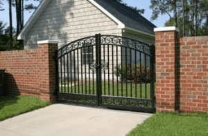 ворота в частный дом